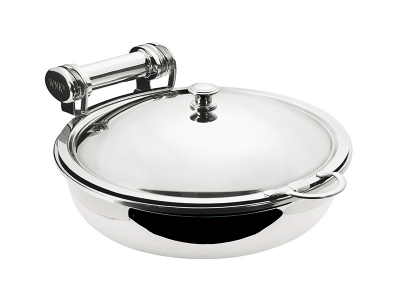 Round Induction Chafer - stainless steel insert