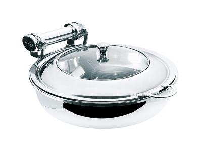 Round Induction Chafer - stainless steel insert