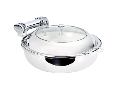 Round Induction Chafer - porcelain insert