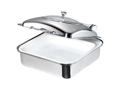 Square Induction Chafer - porcelain insert