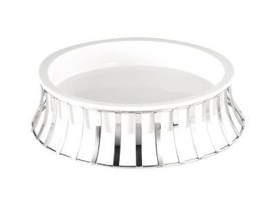 Porcelain Round Holder - tall