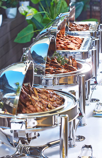 Roll Top Chafing Dish